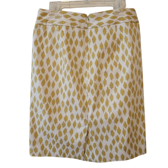 J. Crew Stretch Print Pencil Skirt Size 0 - Picture 3 of 5